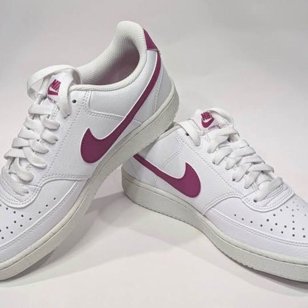 Nike Court Vision Low Cactus Flower White Pink Casual Shoes Womens 9.5 DH3158 50